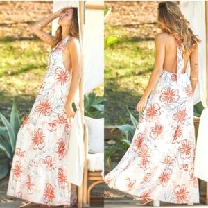 Halter Neck Flora Maxi Dress ✨️
